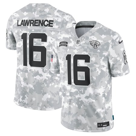 Men's Jacksonville Jaguars Trevor Lawrence Nike Arctic Camo 2024 Salute to Service Limited Jersey