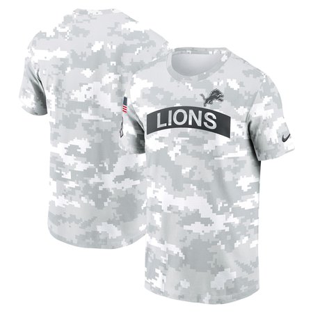 Men's Detroit Lions Nike White 2024 Salute To Service Big & Tall Performance T-Shirt