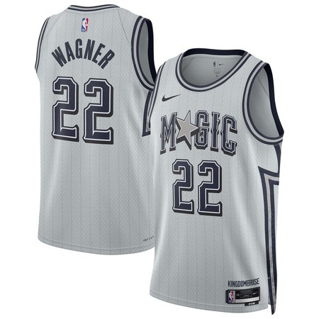 Unisex Orlando Magic Franz Wagner Nike Silver 2024/25 Swingman Player Jersey - City Edition