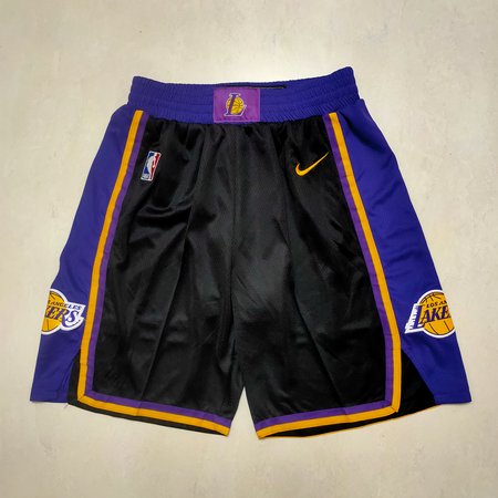 Los Angeles Lakers Black Shorts