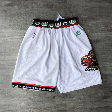 Memphis Grizzlies White Shorts