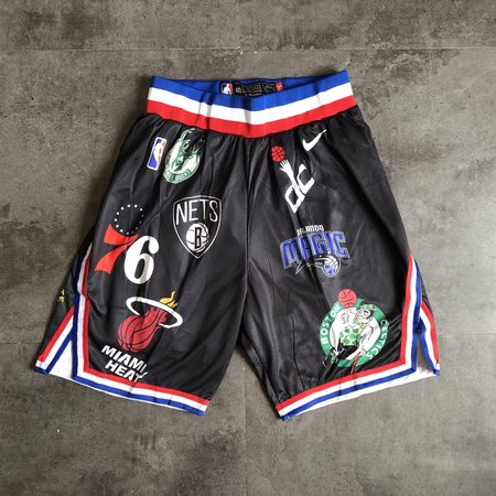 Superme NBA Black Shorts